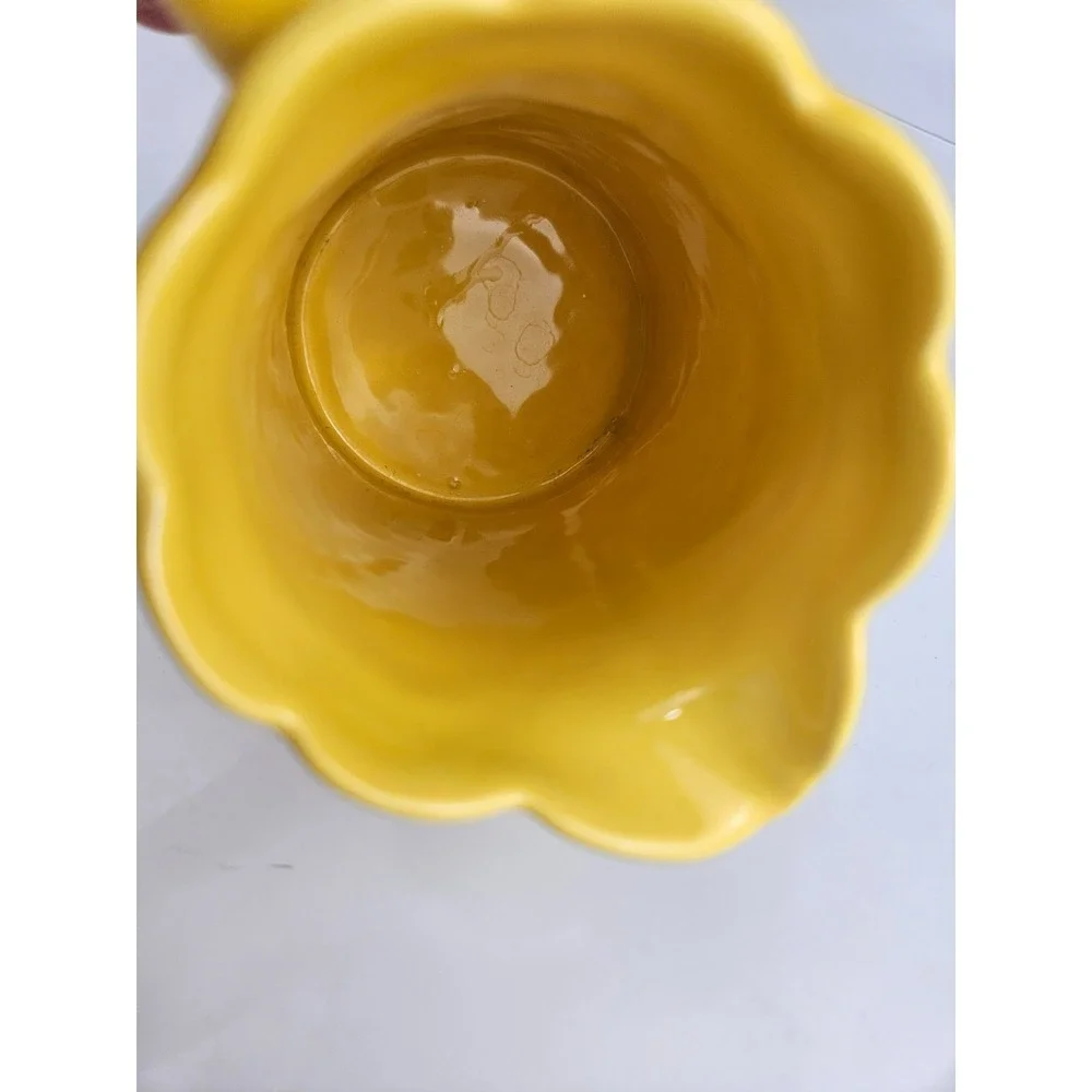 Chocolat Delespaul French Advertising‎ Small Pitcher Yellow France